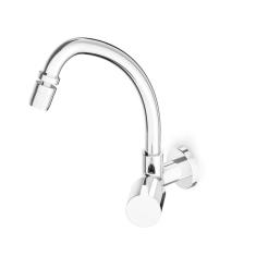 Torneira para Cozinha de Parede Bica Móvel Arejador Articulado Fit Celite Cromado