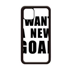 Capa I Want A New Goal para iPhone 12 Pro Max para Apple Mini Mobile Case Shell