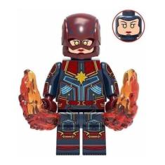 Boneco Blocos De Montar Capitã Marvel
