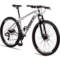 Bicicleta Aro 29 Dropp SW 24 Vel Câmbio Shimano Quadro Alumínio MTB-Unissex