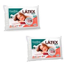 Kit de 2 Travesseiros Látex Light 14cm - Duoflex