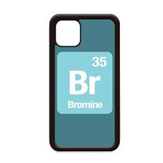 Capa Br Bromine elemento químico ciência para iPhone 11 Pro Max para Apple Mobile Case Shell