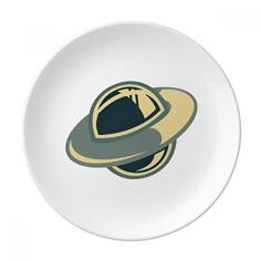 Universo Alienígena Monstro OVNI Prato decorativo de porcelana Salver Prato de jantar