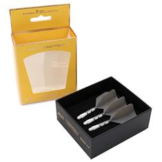 CUESOUL Eixo de dardos integrado ROST T19 e voos em forma de asa grande cinza 28 mm - diga adeus ao voo de dardos de queda