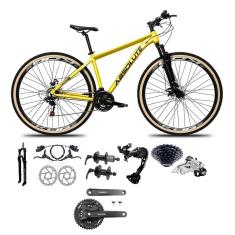 Bicicleta 29 Absolute Nero 5 Shimano Alívio-Altus 27v K7 Hidráulico Trava Pedivela Mt101 Pneu Faixa-Unissex