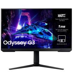 Monitor Gamer Odyssey G3 27&quot; Samsung com 3,000:1(Typ.), FHD, 180Hz, 1 ms - LS27DG300ELXZD