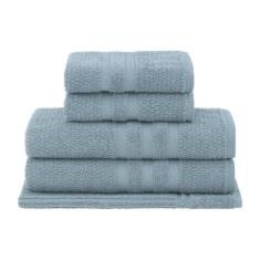 Jogo de Toalhas Buddemeyer Vanilla Extra Soft Gigante Azul 5 peças
