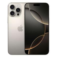 Iphone 16 Pro Max Apple 256GB Titânio Natural Tela De 6,9\" 5G E Câmera De 48MP