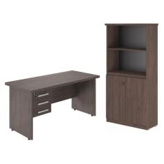 Mesa 1600 Com Armário Belvedere Freijo