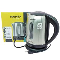 Chaleira Elétrica Mallory Selene Em Aço Inoxidável 1.7L