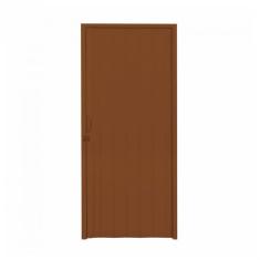 Porta Sanfonada Pvc Polifort 210cmx60cm Mogno