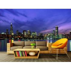 Papel de Parede Paisagens Cidade 49 - 1,00 X 1,00 - Voce Decorando