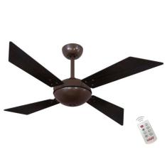 Ventilador Tecno Off Tabaco 220V e Controle Remoto - CASAH, 220V