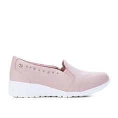Tênis Kolosh Feminino Slip-On Calce Fácil Rose