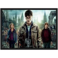Quadro Decorativo Harry Potter Séries Filmes Cinema Decorações Com Mol