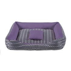 cama pet medio 60 x 50 caminha para cachorro fundo impermeavel com zip