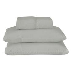 Kit De Lençol Roupa de Cama 3 Peças King Algodão Cores - Riffo Store, 
