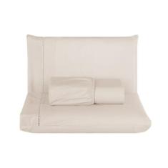 Jogo de Lençol Liso CASAL Ponta Palito 3 Peças 100 Algodão - Enxovais 