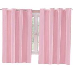Cortina Blackout Corta Luz 220cm x 130cm - Rosa