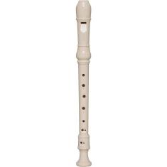 Flauta Soprano Germânica FLG-001 Creme Marquês