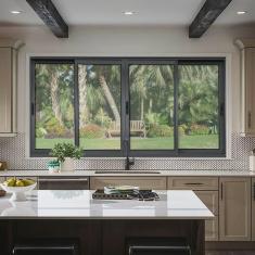 Janela Elite 4 Folhas Moveis 100 X 200 Vidro Liso