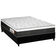 Cama Box Casal: Colchão Anatômico Plumatex D28/EP Falcon Ultra Firme +