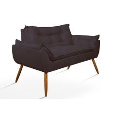 Namoradeira Luxo Opala Sala Quarto - Balaqui Decor Cor:cinza