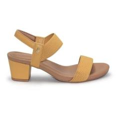Sandália Usaflex Feminina Elástico Salto Bloco Y8204-Feminino
