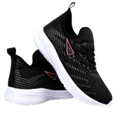 Tênis Esportivo Confortavel Para Academia Caminhada Micro Expandido Premium-Feminino