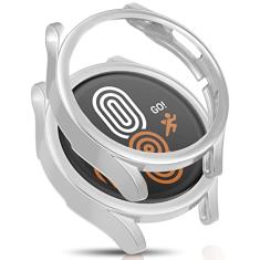 ORIbox Capa ultrafina compatível com Samsung Galaxy Watch 4, capa protetora completa de TPU HD, resistente a arranhões e absorção de choque