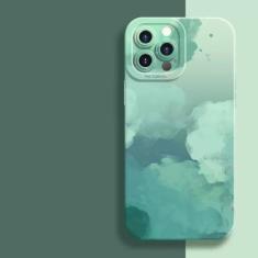 Capa de telefone de silicone fosco com flor de pintura a óleo para iPhone 14 13 12 11 Pro Max XR XS X 7 8 Plus SE 2020 Mini capa macia à prova de choque, 7, para iPhone 13 Pro