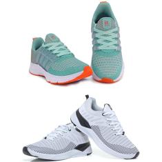 Tênis Feminino Esportivo Caminhada Academia Corrida Kit