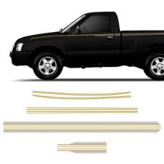 Faixa S10 Executive 1999/2000 Cabine Simples Dourado/Prata - SPORTINOX