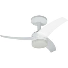 Ventilador de Teto com Controle Remoto Arno 6 velocidades, Branco, 110