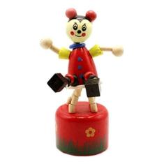 Brinquedo Pedagógico Educativo Em Madeira Fantoche Retrô - PERNAMOLE, 