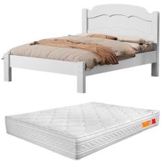 Cama Casal Laís Padrão 100% MDF Colchão Casal 138x188 D33 - B&A BENTO,