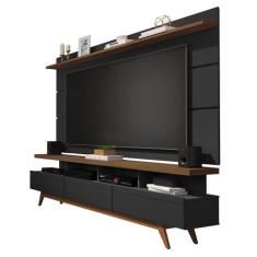 Rack e Painel Vivare Wood 1.8 para Sala Estar TV até 72 polegadas - Gi
