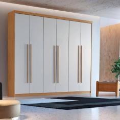 Guarda Roupa Casal 6 Portas Hawai Rufato