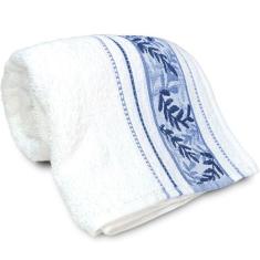 Toalha de Banho Karsten Softmax 100% Algodão - Barra em Floral Grossa 
