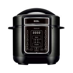 Panela de Pressão Elétrica 3 Litros EOS Multicooker Digital Inox Preto EPP30DP 220V