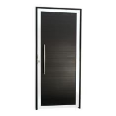 Porta Lambril Com Puxador Super 25 210cm X 100cm Brimak Mix Preto