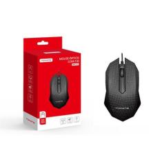 Mouse Óptico Com Fio Usb Preto Tomate MMOO03