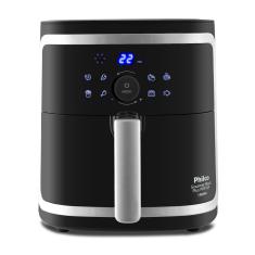 Fritadeira Air Fryer Gourmet Philco Antiaderente 5,5 Litros 1900W Preto PFR16P - 127V
