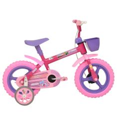 Bicicleta Infantil Athor Corujinha Aro 12 com Cestinha
