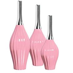Trio de Vasos Leblom c/alumínio