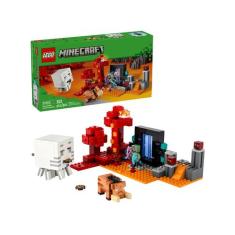 LEGO Minecraft A Emboscada no Portal do Nether - 21255 352 Peças