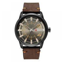 Relógio Masculino Curren Analógico 8306 Marrom E Preto