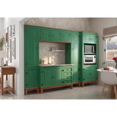 Cozinha Modulada 5 peças - Verde
