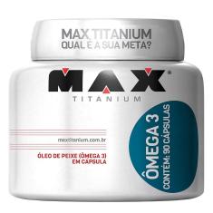 Ômega 3 1000 Mg 90 Cáps - Max Titanium-Unissex