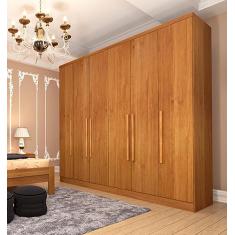 Guarda Roupa Casal 6 Portas 4 Gavetas Veneza Tcil Móveis Cinamomo